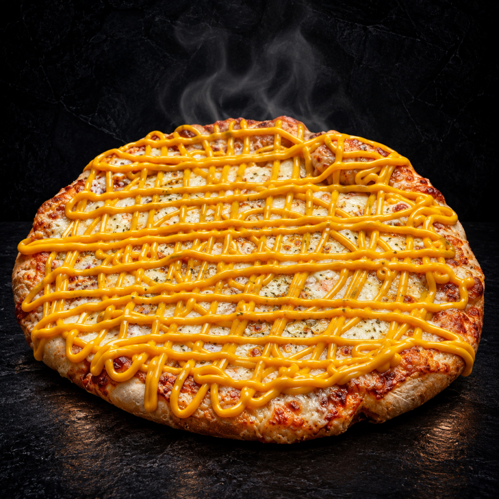 Pizzeta con cheddar